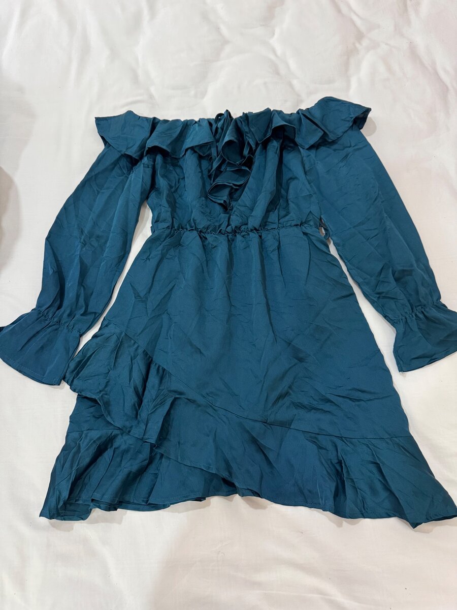 Off shoulder cocktail dress