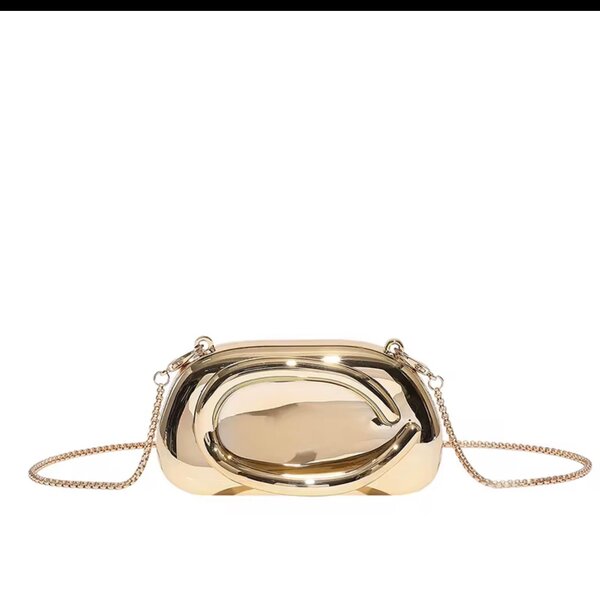 Sac à main métallique chic