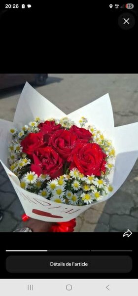 Bouquet de roses rouges