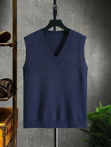 Gilet sans manches en tricot élégant