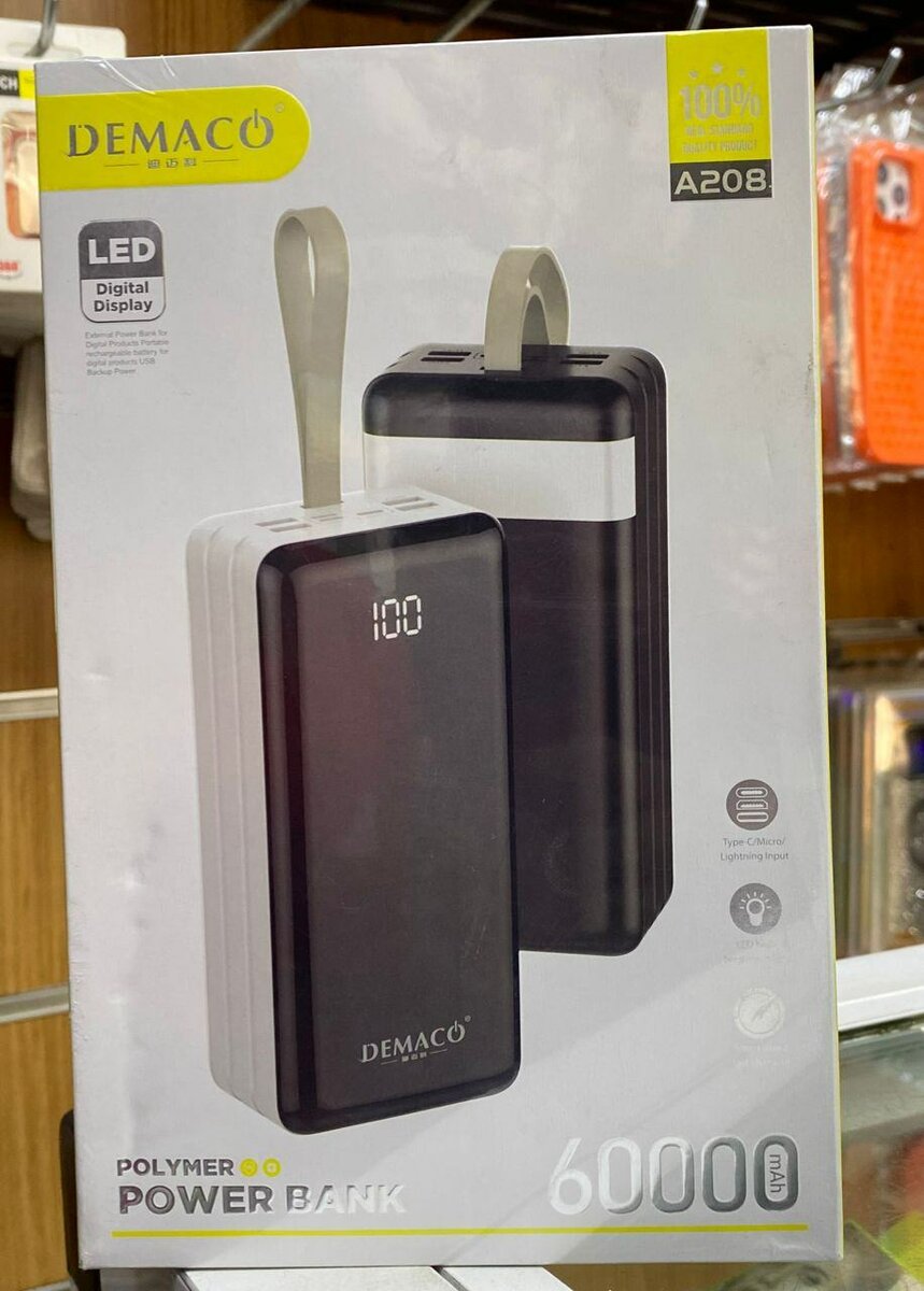 60,000 mah Very Powerful Power Bank