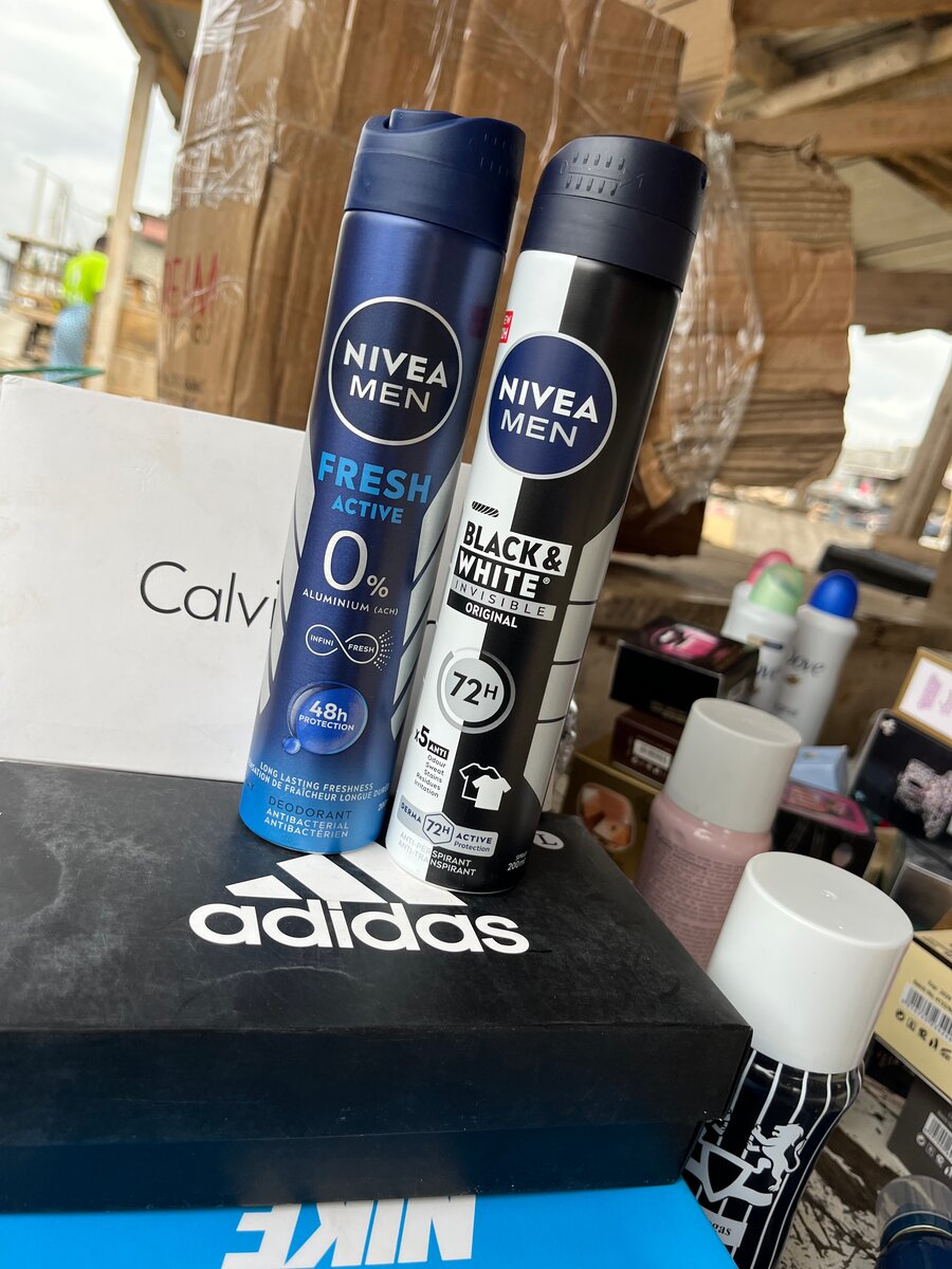 Déodorant Nivea et Dove