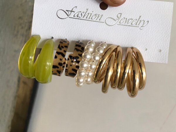Set de Boucles d'Oreilles Mode