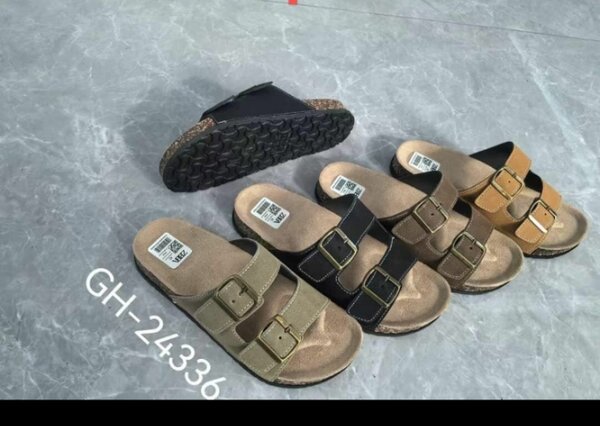 Sandales à boucles confort homme