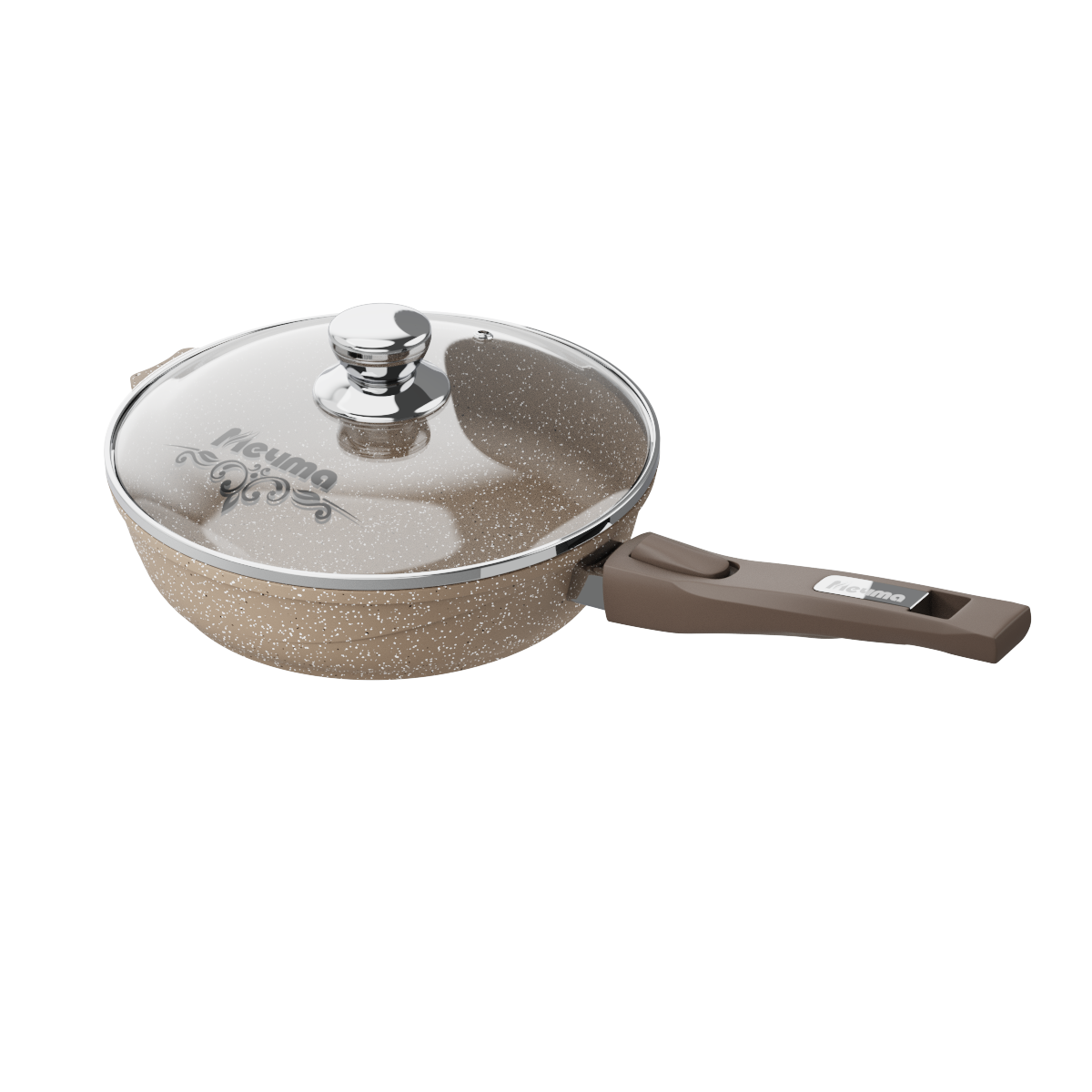 Сковорода 28см со съемной руч.