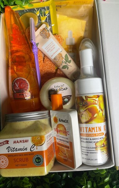 Ensemble de soins à la vitamine C