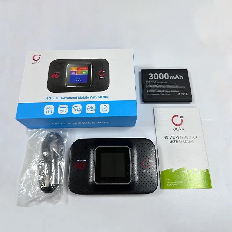 OLAX 4G+ LTE ADVANCED MOBILE WIFI MF982 300Mbps Universal