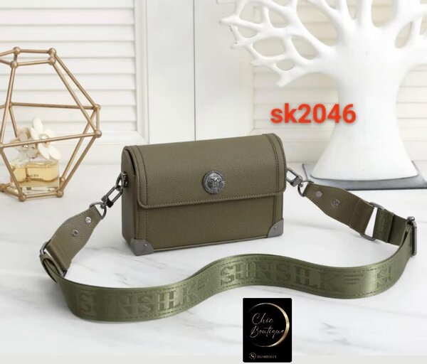 Sac Bandoulière Élégant Vert