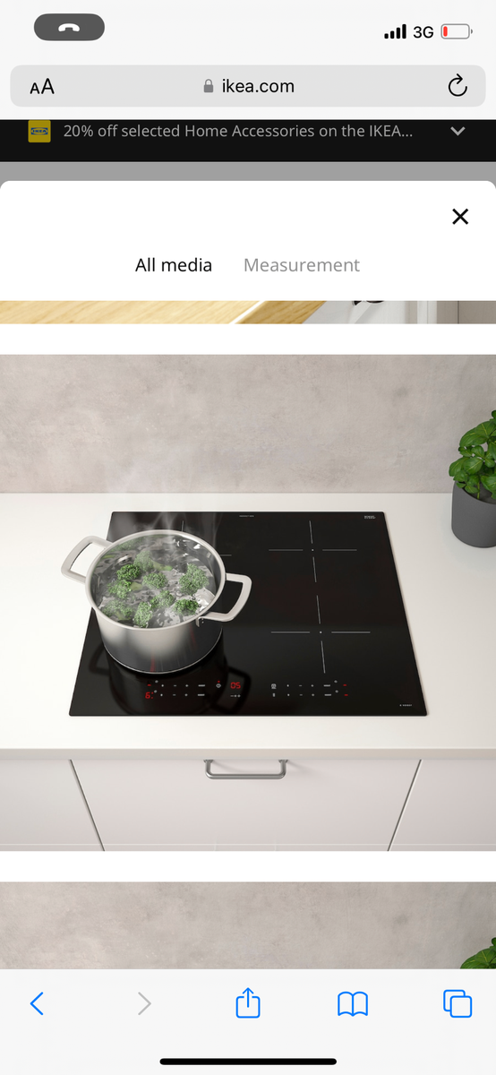IKEA TREVLIG Kitchen Induction hobs