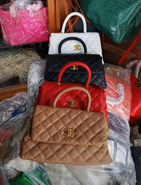 Sac en cuir matelassé élégant