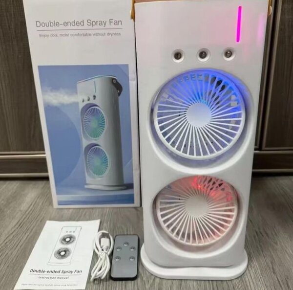 Ventilateur double à spray