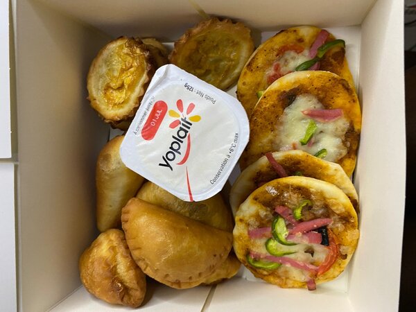 Assortiment de snacks salés