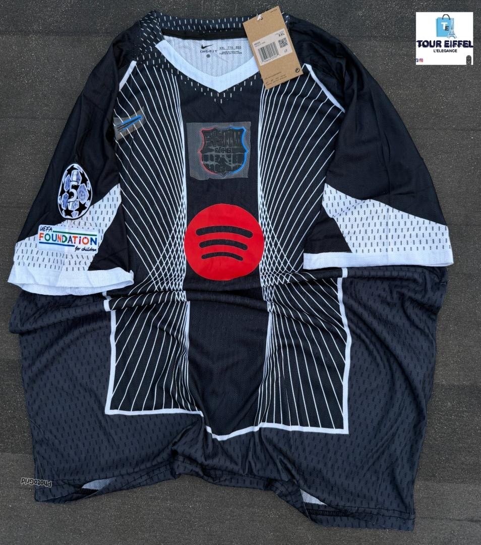 Maillot de Football Noir Homme