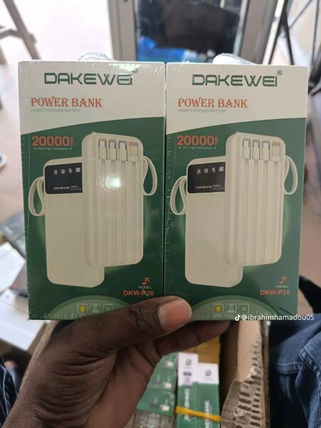 Batterie Externe 20000mAh Dakewei