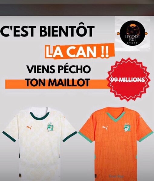 Maillot Côte d'Ivoire Puma