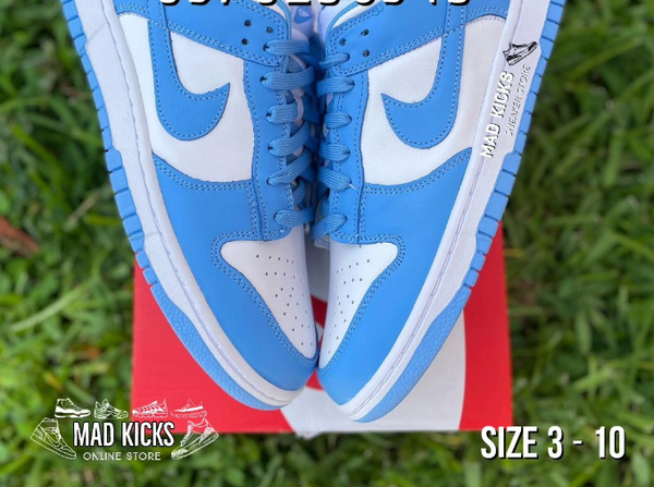 Blue white Air Jordan sneakers