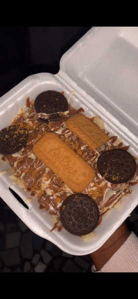 Fettucine au Nutella+biscuits