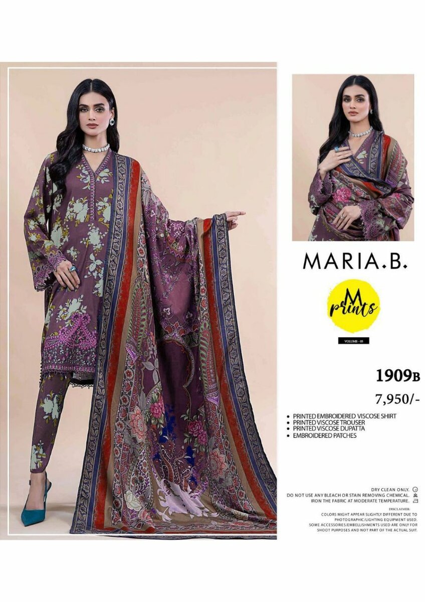 Maria b viscose suit