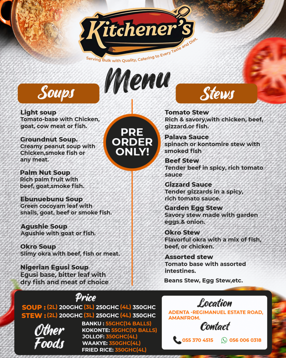 Kitcheners Bulk Homemade Foods