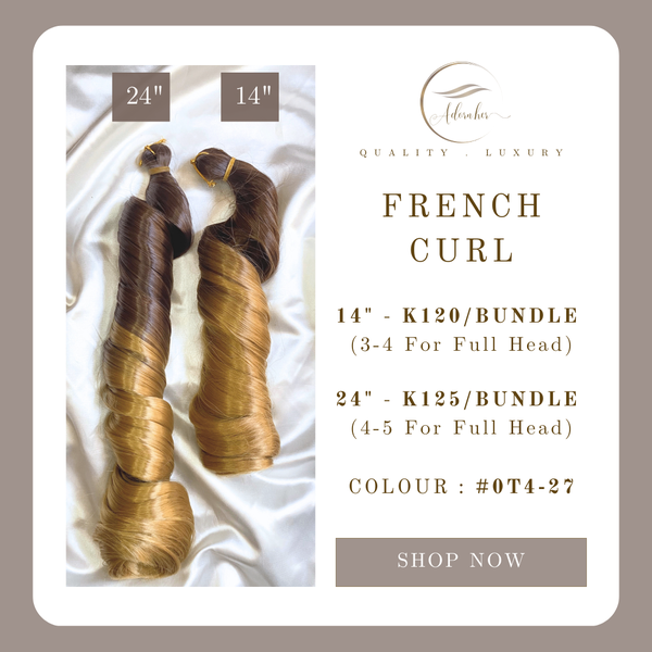 Colour #OT4-27 - 14inch French Curl