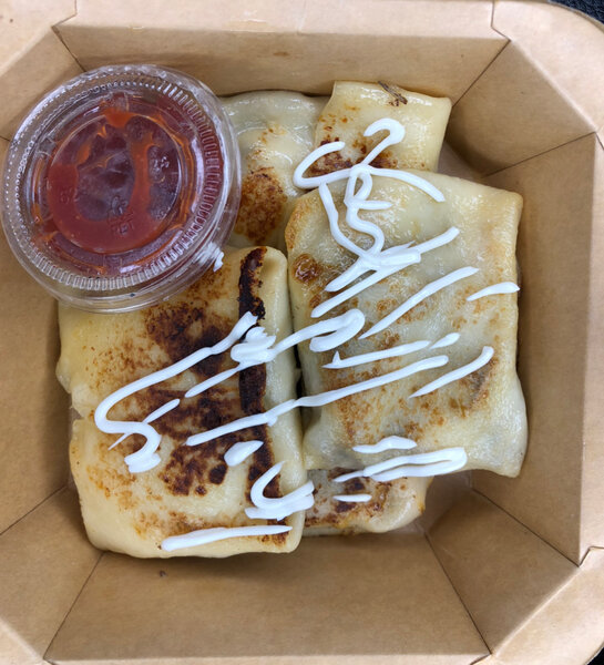 Crêpes salées poulet fromage