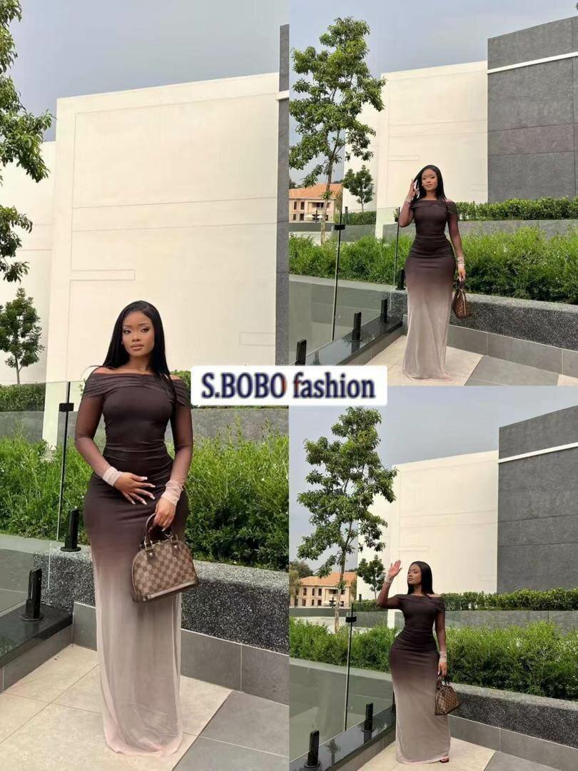 Robe longue élégante soirée