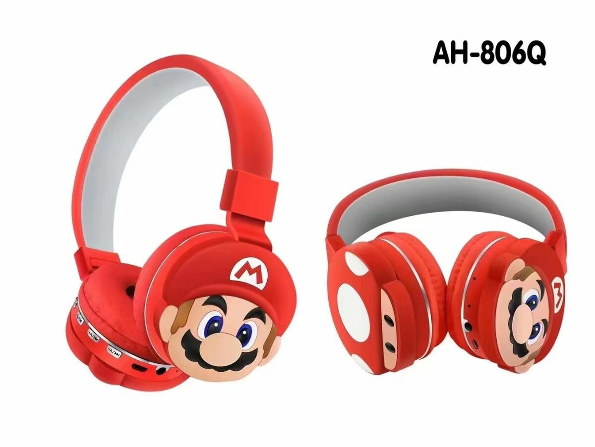 Casque Bluetooth Mario - Jeune Et Adultes - prend mémoire