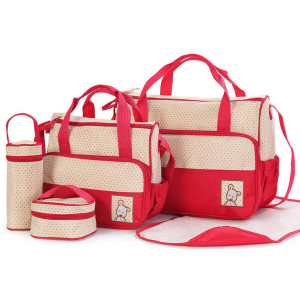 Sac à langer rouge