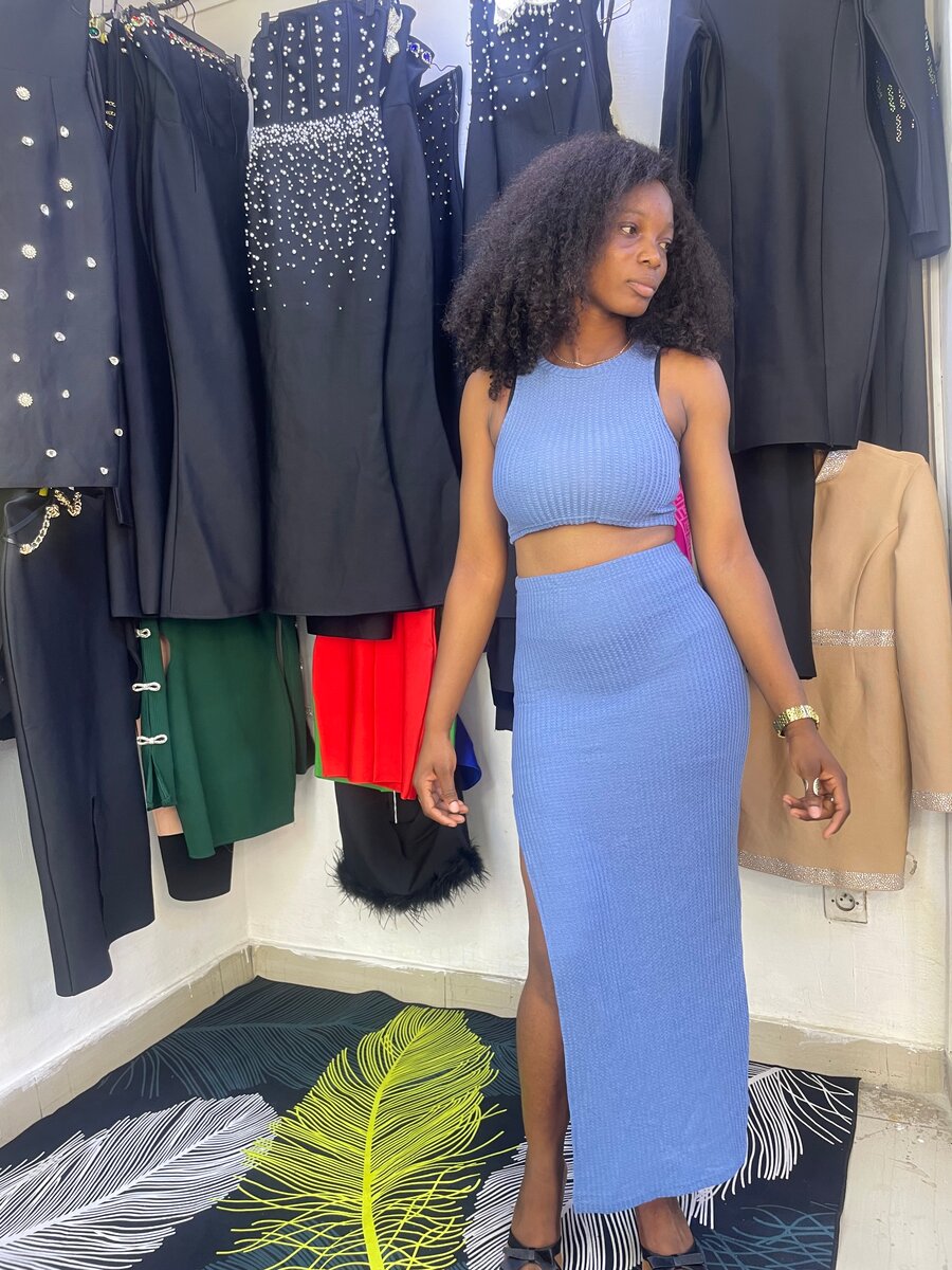 Ensemble tricoté deux pièces