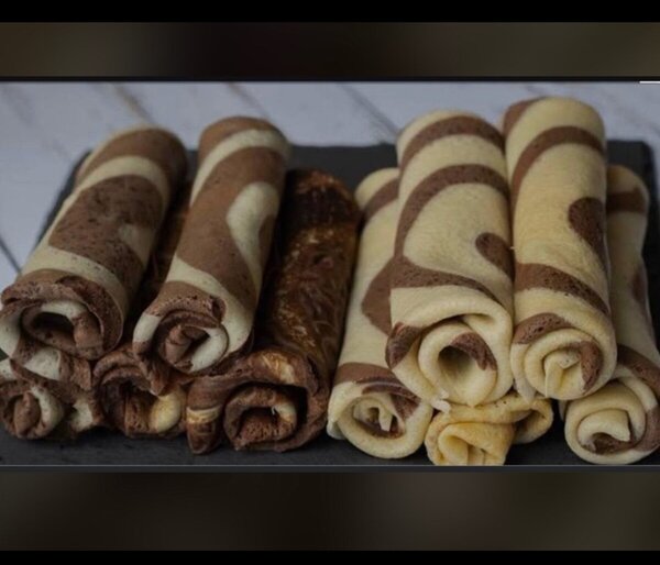 Crêpes marbrées délice