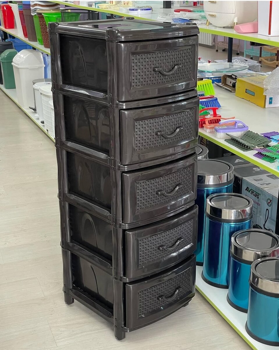 Комод узкие эконом 4- секционный