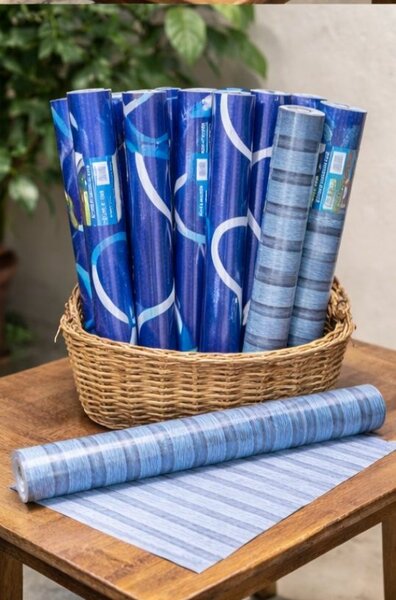 Papiers peints modernes bleus