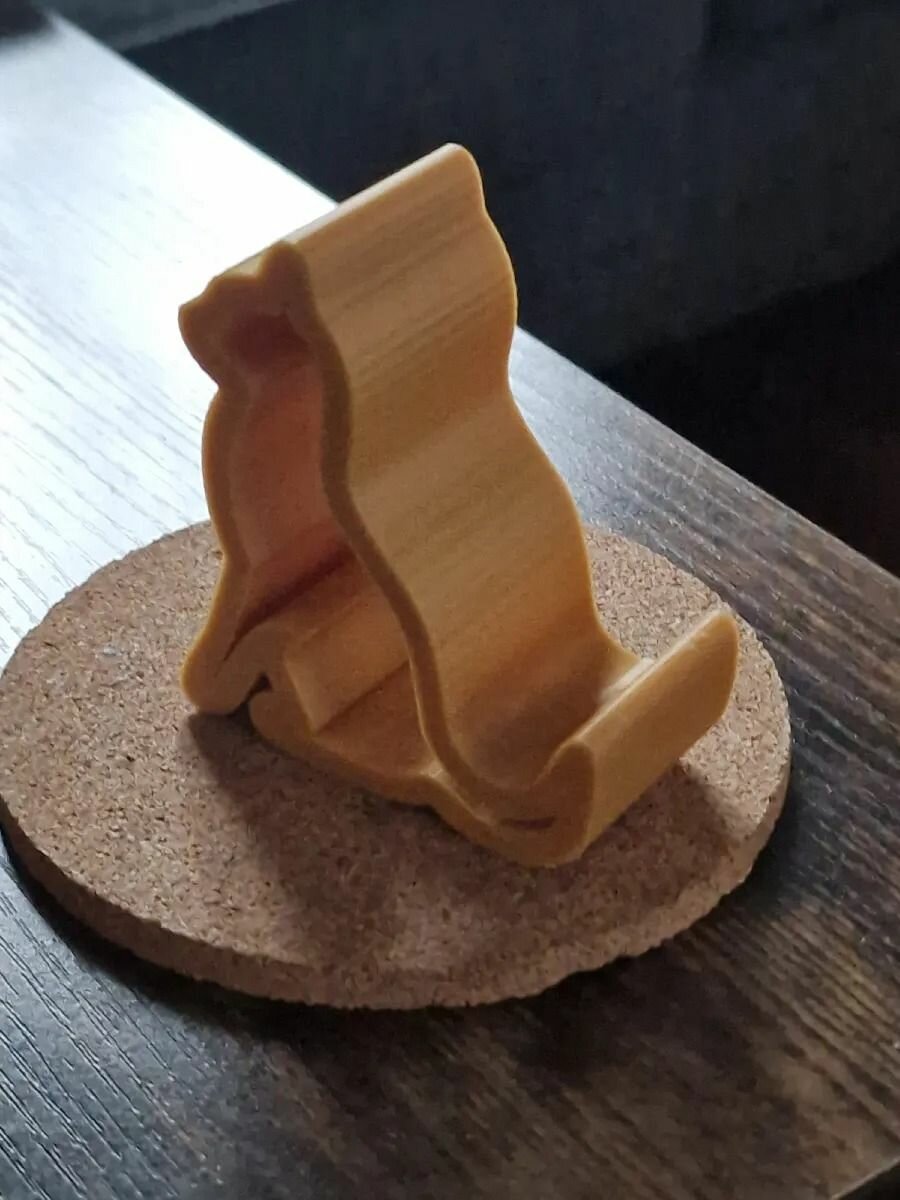 Kitty cat phone holder