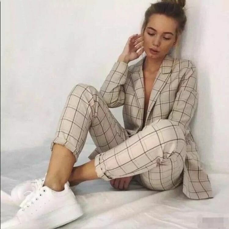 Костюм двойка в стиле кэжуал