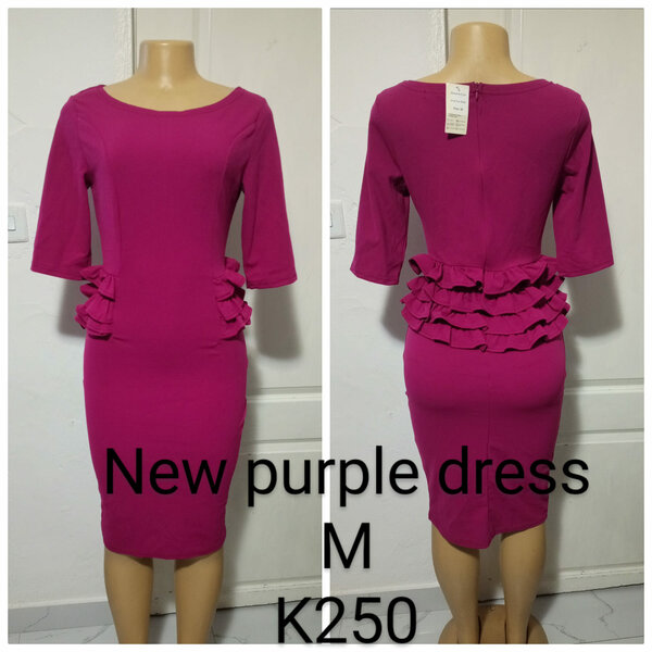Women's dress purple-pink, size M