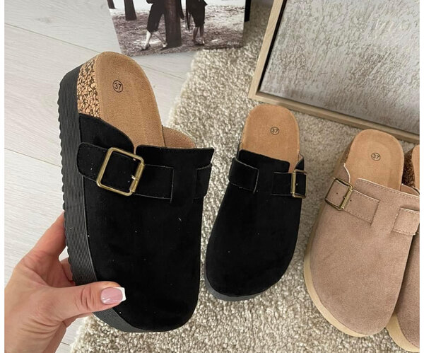 Sabots en daim confortables