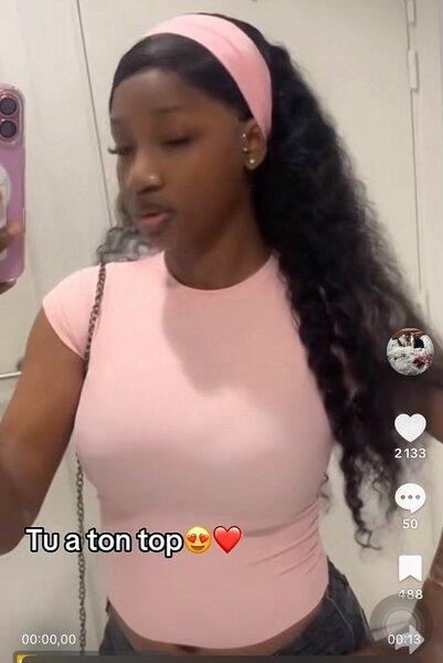 Top court rose pour femmes