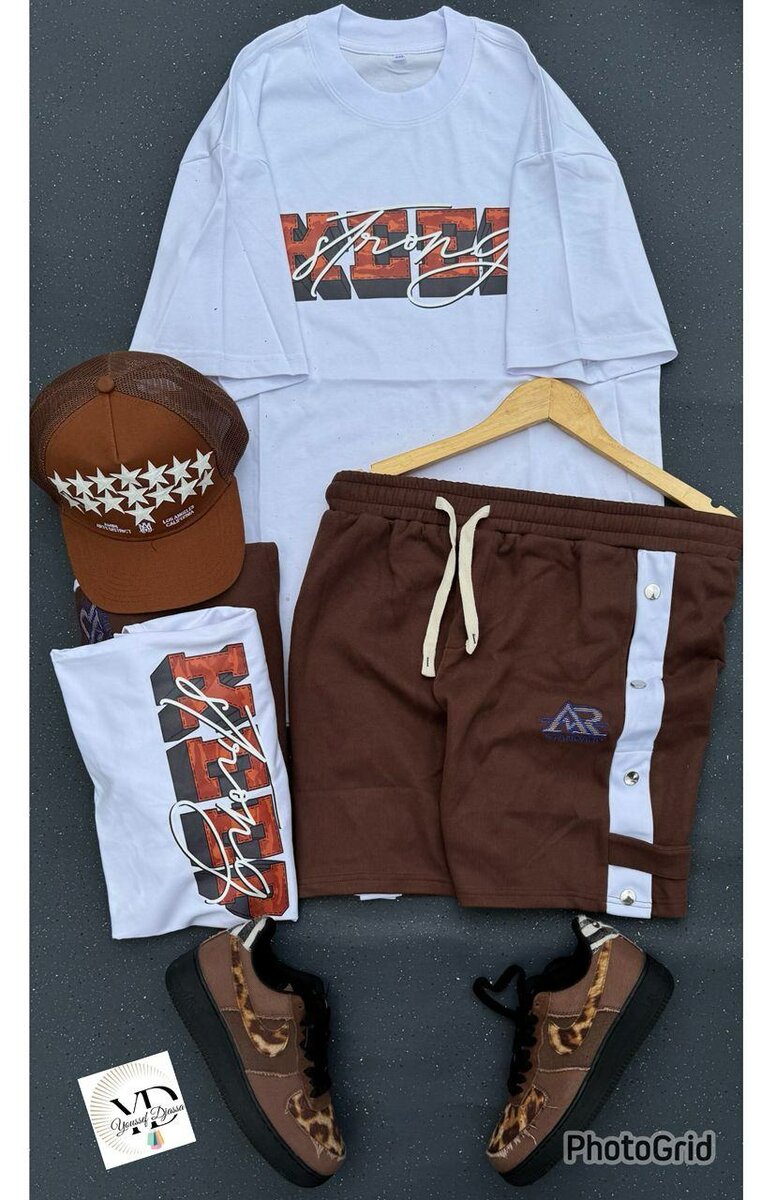 Ensemble Casual Streetwear Homme