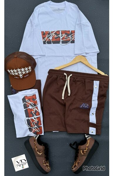 Ensemble Casual Streetwear Homme