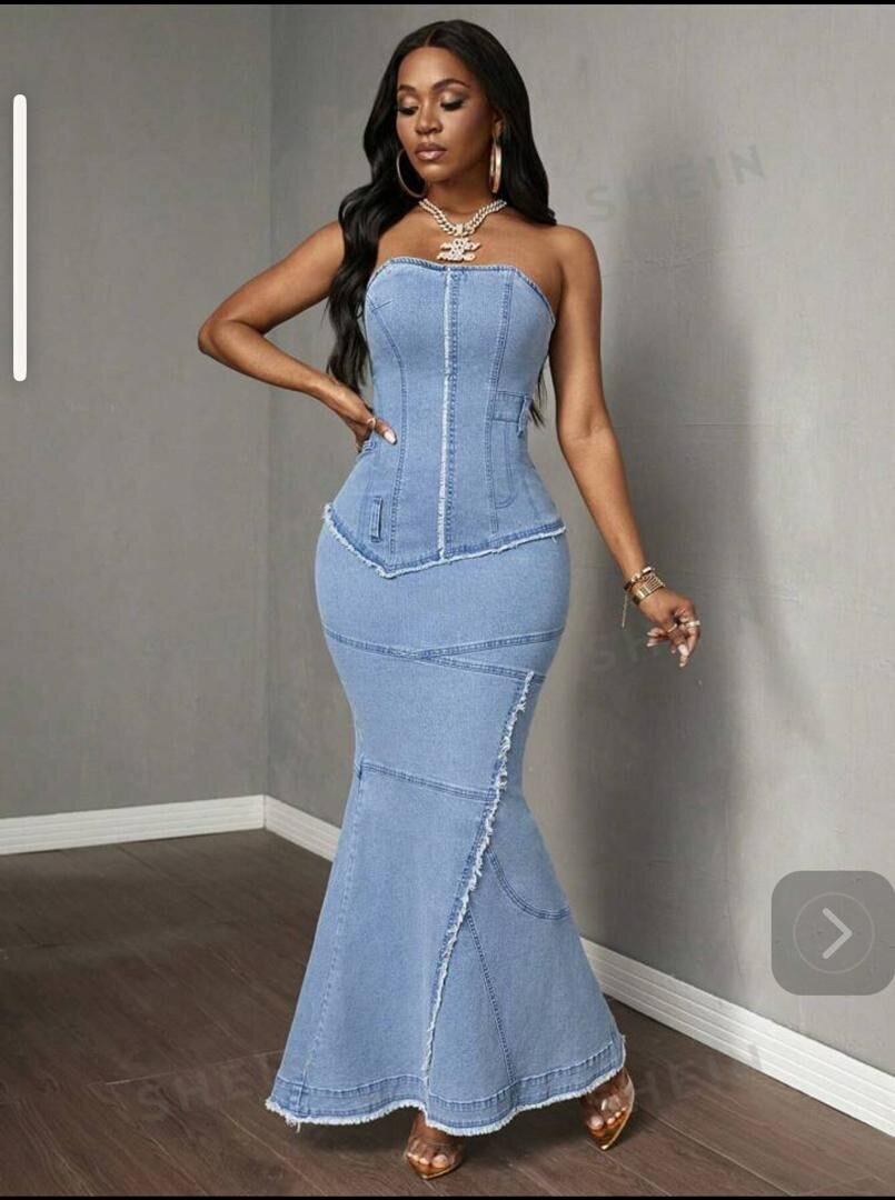 Ensemble sexy en jeans pour femme