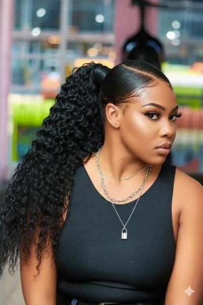 Ponytail Bouclée L28