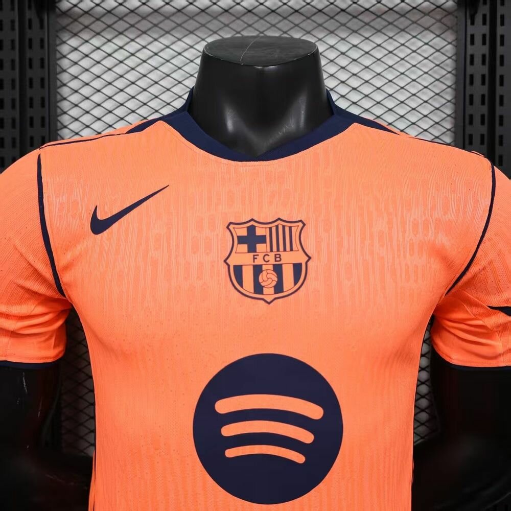 Maillot de foot FC Barcelone Nike orange