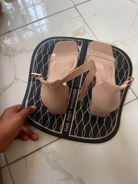 Original brown heeled sandals