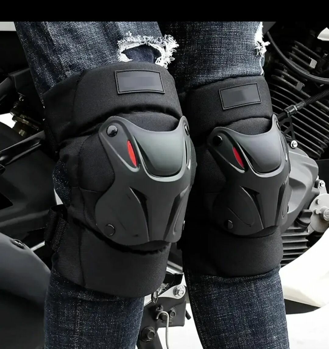 Genouillères de protection moto