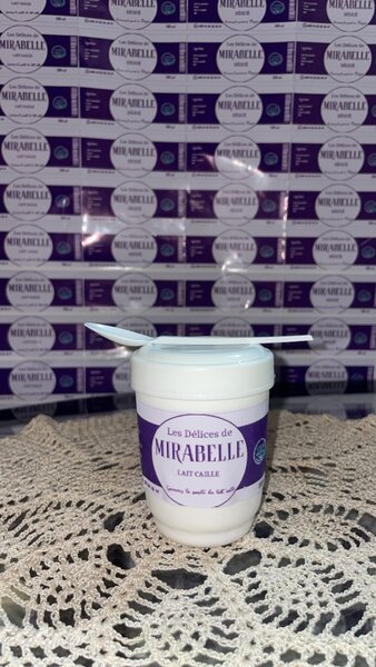 Yaourt lait caillé Mirabelle