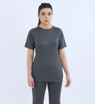 slate grey JogZen t shirt