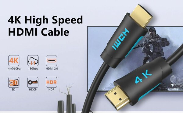HDMI 2.0 4K Ultra HD Cable 1.5 meters