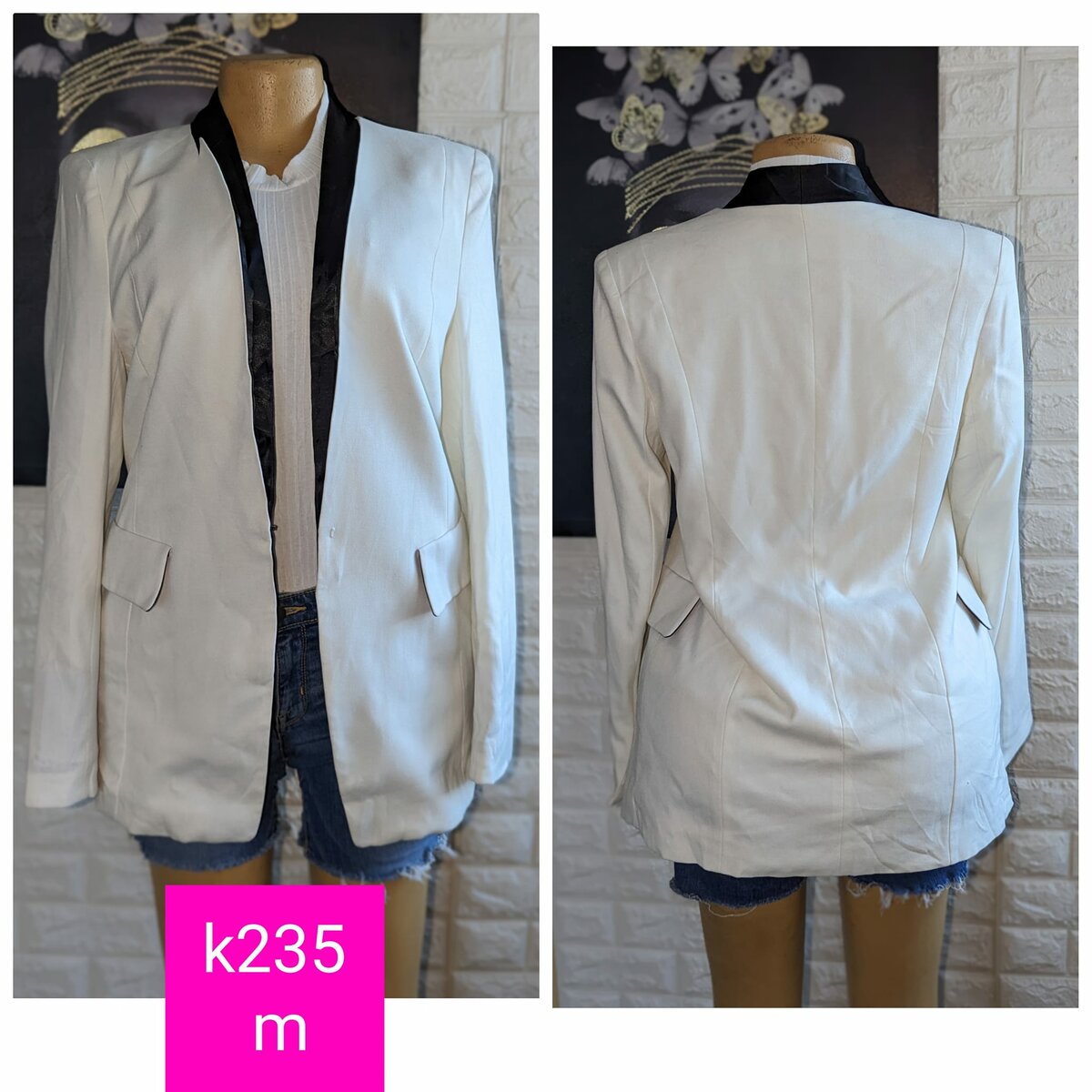 Beautiful and stylish women's jacket white