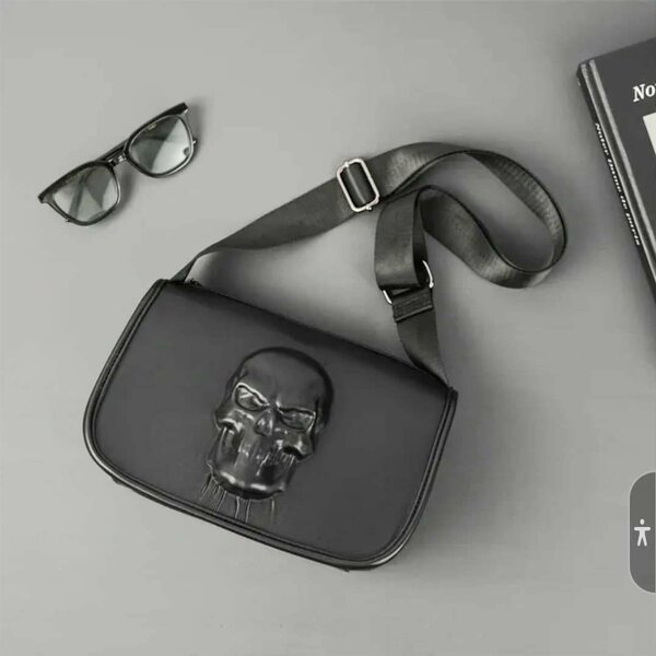 Sac à bandoulière tête de mort