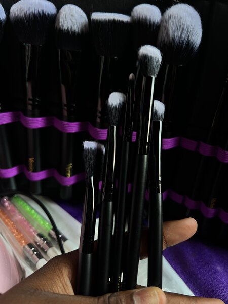 Set de pinceaux maquillage 12 pièces